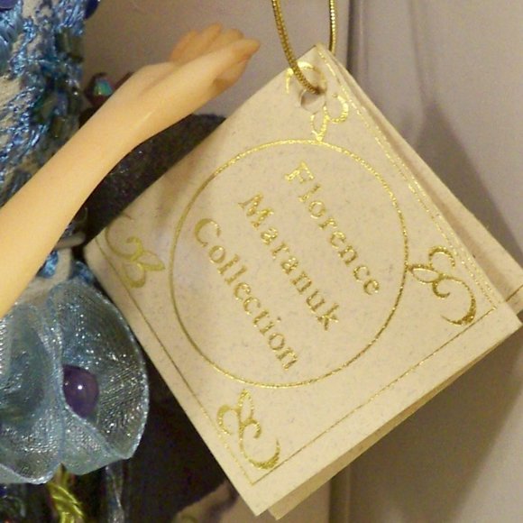 Florence Maranuk Collection "Tarquuin" Porcelain Doll W/Stand - Picture 4 of 6